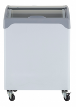 Load image into Gallery viewer, EURO-CHILL (PREMIER) Chest Freezer With Curved Sliding Glass & LED Light (100L)