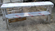 Stainless Steel 2-Tier Overhead Shelf - 90 x 30 x 80cmH