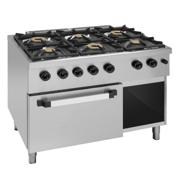 MAGNUS (Europe) 6-Open Burner With Gas Oven