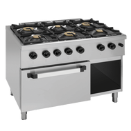 MAGNUS (Europe) 6-Open Burner With Gas Oven