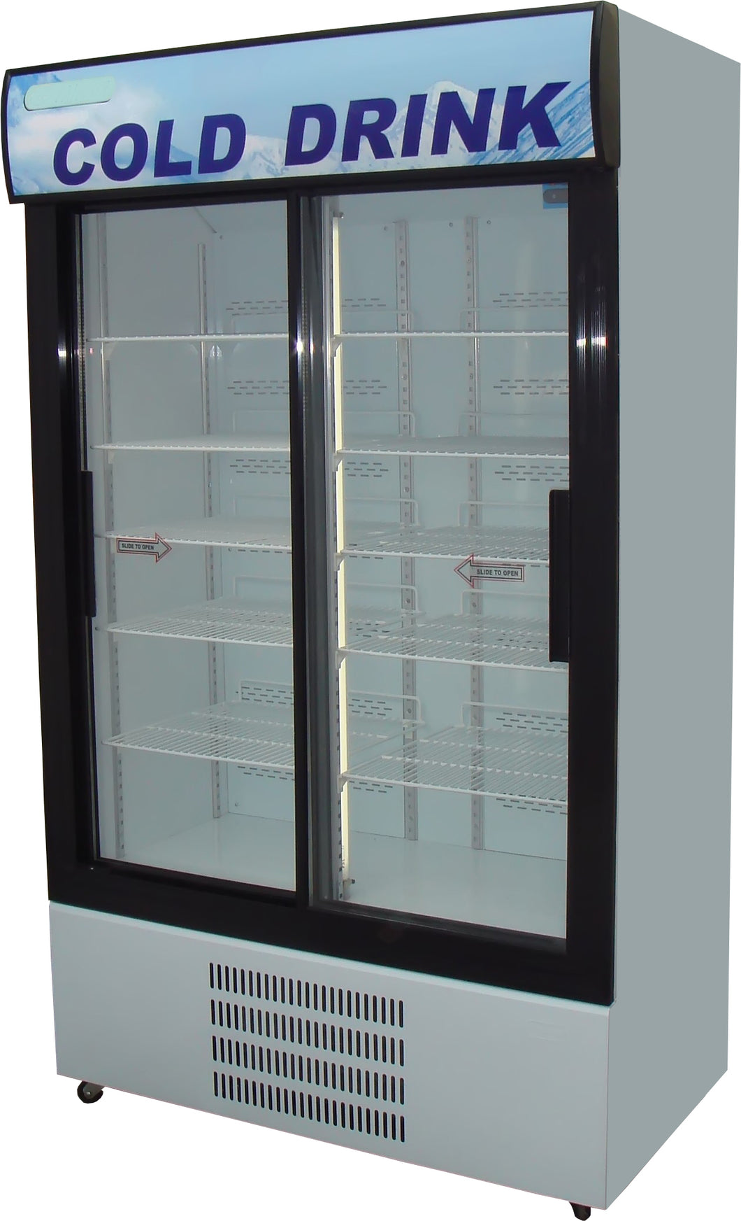 Sliding door chiller discount