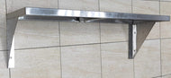 Stainless Steel Wall Shelf - 120 x 30 x 30cmH