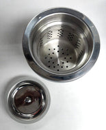 Stainless Steel Waste Strainer / Waste Catch With Removable Basket